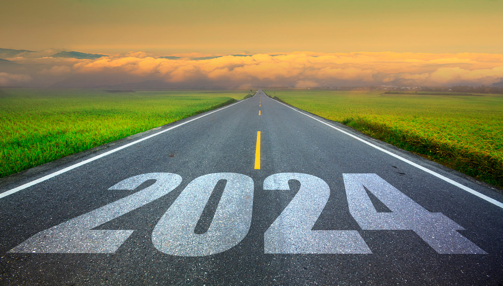 2024 date displayed on a road