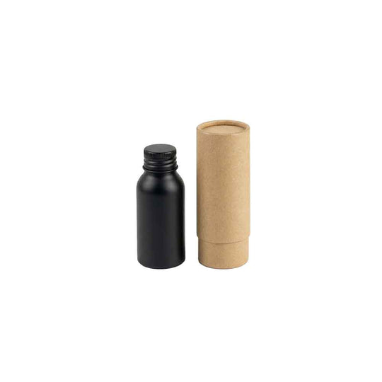Flaskor med skruvlock i aluminium med pump eller spraylock