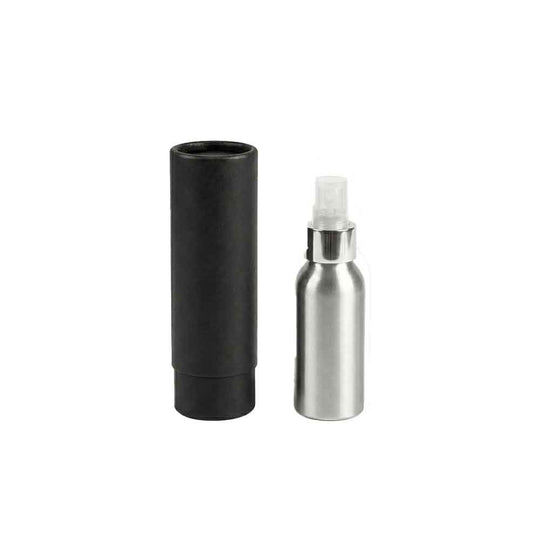 Flaskor med skruvlock i aluminium med pump eller spraylock
