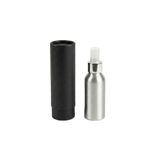 Flaskor med skruvlock i aluminium med pump eller spraylock