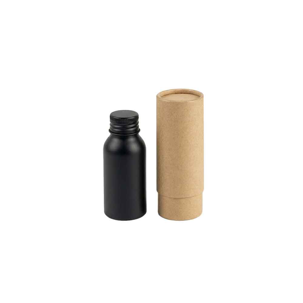Flaskor med skruvlock i aluminium med pump eller spraylock