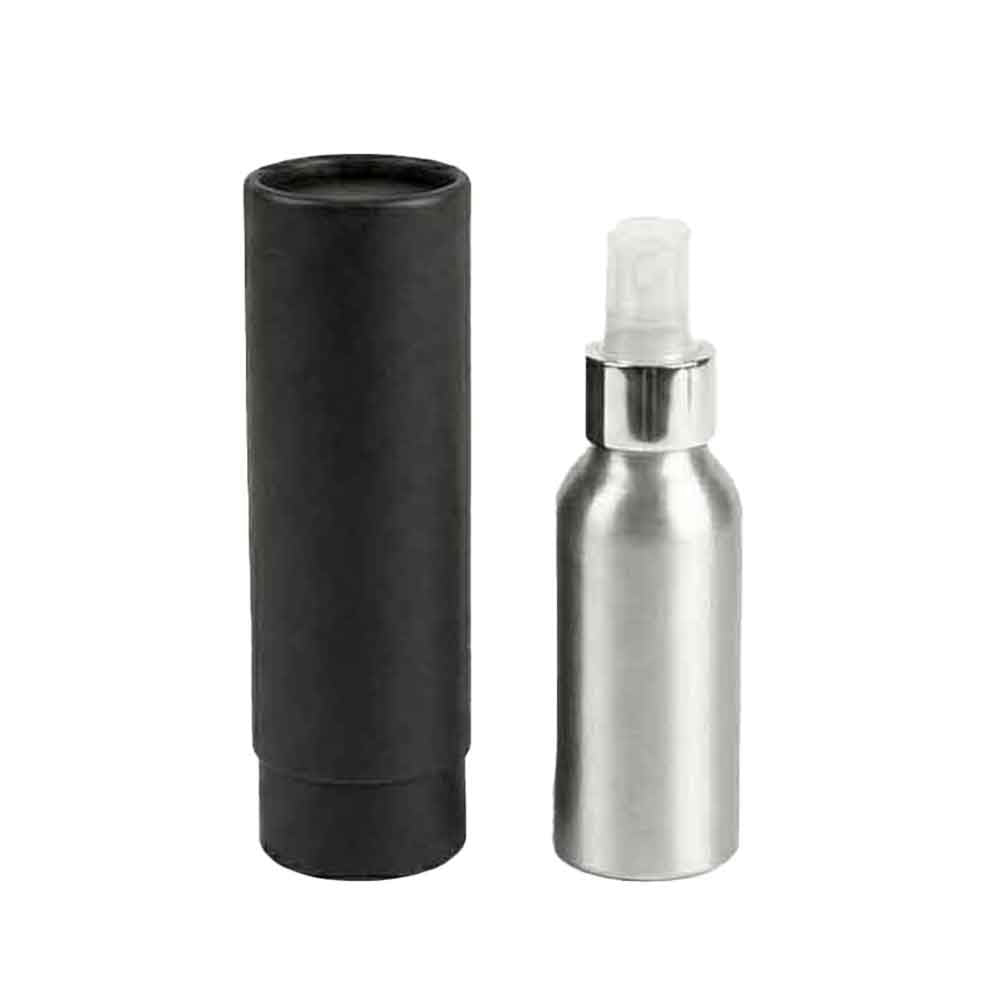 Flaskor med skruvlock i aluminium med pump eller spraylock