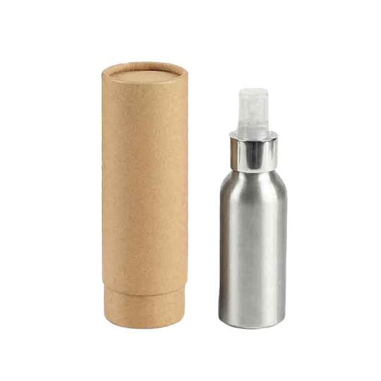 Flaskor med skruvlock i aluminium med pump eller spraylock