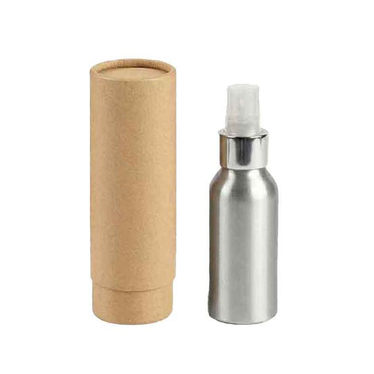 Flaskor med skruvlock i aluminium med pump eller spraylock