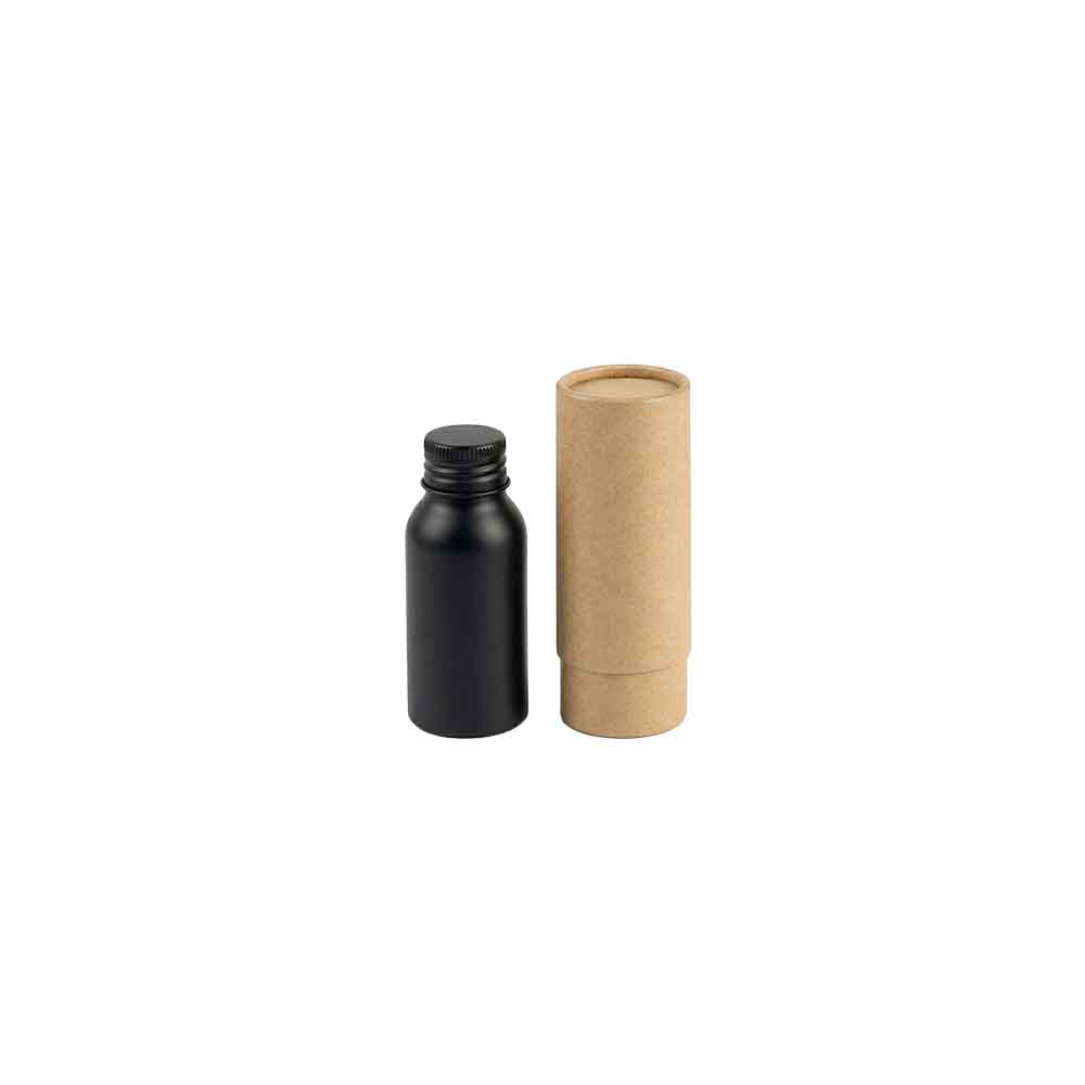Flaskor med skruvlock i aluminium med pump eller spraylock