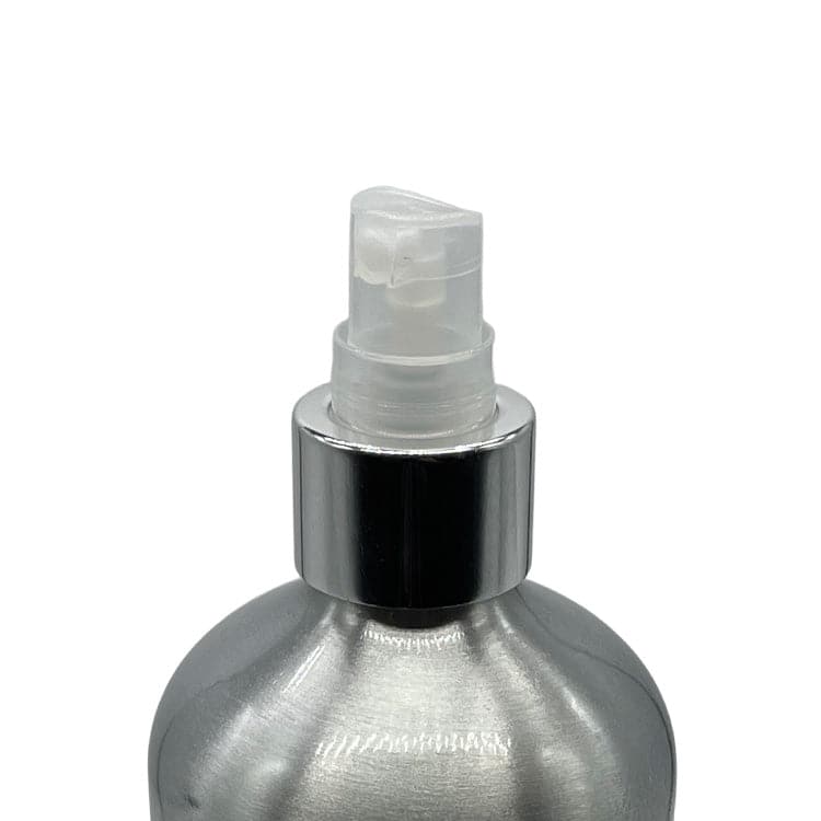 Flaskor med skruvlock i aluminium med pump eller spraylock