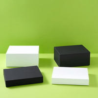 Platta magnetiska presentaskar i A5-format (Svart & Vit)